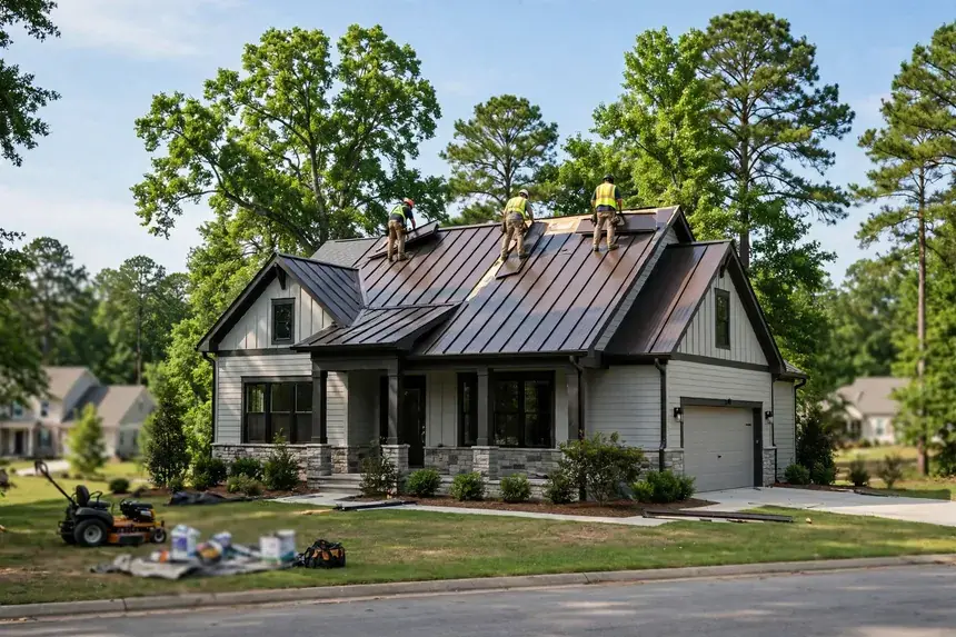 Finnegan Services roofing work in Douglasville — Roofing Douglasville GA