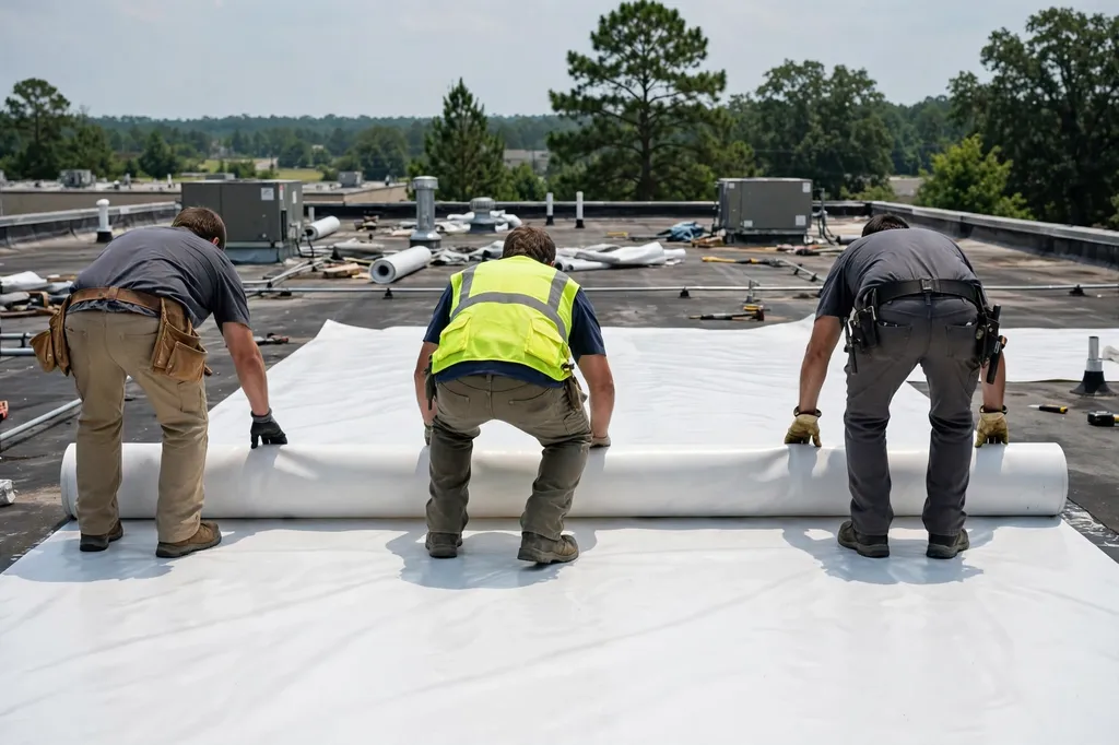 Finnegan Services roofing work in Douglasville — Roofing Douglasville GA